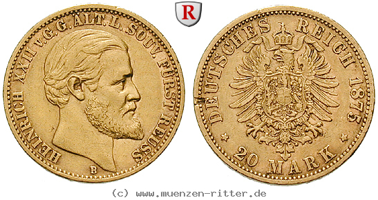deutsches-kaiserreich-heinrich-xxii-20-mark/33238.jpg