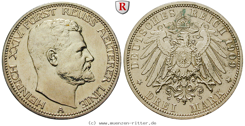 Klicken Sie auf das Bild um es auf Ihrem Rechner zu speichern deutsches-kaiserreich-heinrich-xxiv-3-mark/58636.jpg