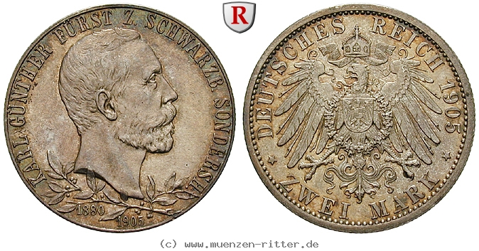 deutsches-kaiserreich-karl-guenther-2-mark/100465.jpg