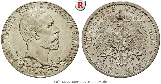 deutsches-kaiserreich-karl-guenther-2-mark/100631.jpg