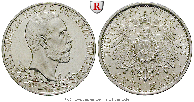 Klicken Sie auf das Bild um es auf Ihrem Rechner zu speichern deutsches-kaiserreich-karl-guenther-2-mark/84946.jpg