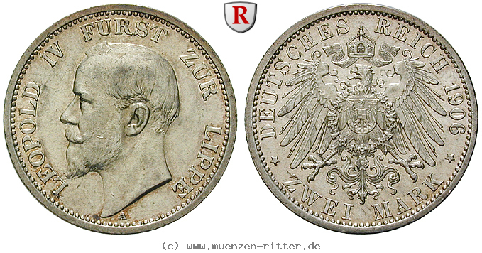Klicken Sie auf das Bild um es auf Ihrem Rechner zu speichern deutsches-kaiserreich-leopold-iv-2-mark/79812.jpg