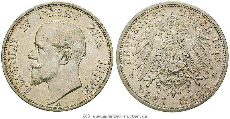 Klicken Sie auf das Bild um es auf Ihrem Rechner zu speichern deutsches-kaiserreich-leopold-iv-3-mark/16023.jpg