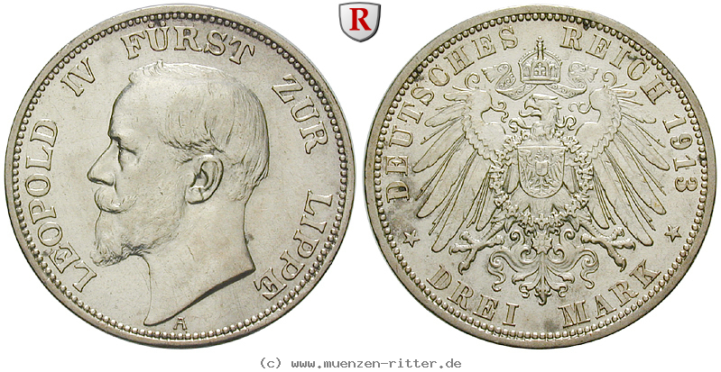 Klicken Sie auf das Bild um es auf Ihrem Rechner zu speichern deutsches-kaiserreich-leopold-iv-3-mark/70634.jpg