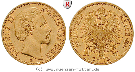 Klicken Sie auf das Bild um es auf Ihrem Rechner zu speichern deutsches-kaiserreich-ludwig-ii-10-mark/100374.jpg