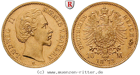 Klicken Sie auf das Bild um es auf Ihrem Rechner zu speichern deutsches-kaiserreich-ludwig-ii-10-mark/101334.jpg