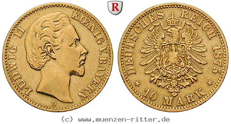 Klicken Sie auf das Bild um es auf Ihrem Rechner zu speichern deutsches-kaiserreich-ludwig-ii-10-mark/102280.jpg