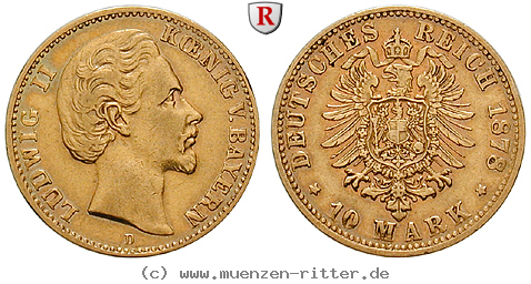 Klicken Sie auf das Bild um es auf Ihrem Rechner zu speichern deutsches-kaiserreich-ludwig-ii-10-mark/103119.jpg
