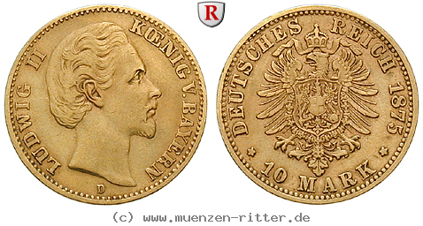Klicken Sie auf das Bild um es auf Ihrem Rechner zu speichern deutsches-kaiserreich-ludwig-ii-10-mark/103120.jpg