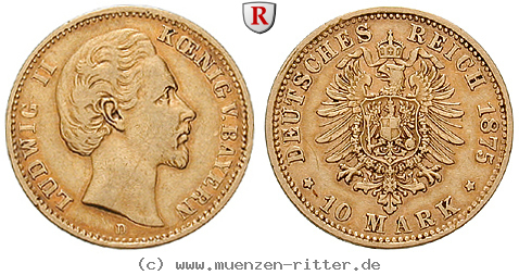 Klicken Sie auf das Bild um es auf Ihrem Rechner zu speichern deutsches-kaiserreich-ludwig-ii-10-mark/30574.jpg