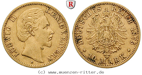 Klicken Sie auf das Bild um es auf Ihrem Rechner zu speichern deutsches-kaiserreich-ludwig-ii-10-mark/32993.jpg