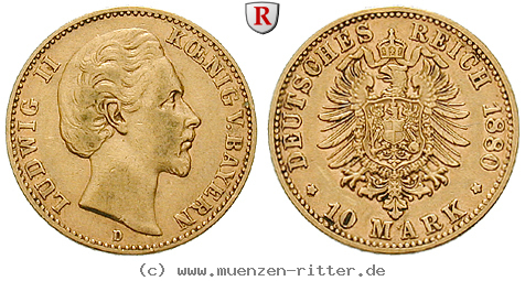 Klicken Sie auf das Bild um es auf Ihrem Rechner zu speichern deutsches-kaiserreich-ludwig-ii-10-mark/32998.jpg