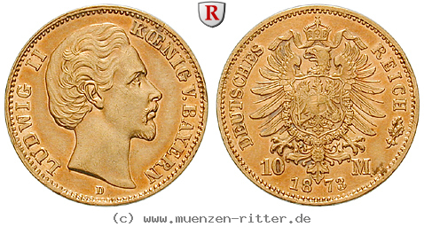 Klicken Sie auf das Bild um es auf Ihrem Rechner zu speichern deutsches-kaiserreich-ludwig-ii-10-mark/50154.jpg