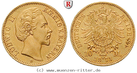 Klicken Sie auf das Bild um es auf Ihrem Rechner zu speichern deutsches-kaiserreich-ludwig-ii-10-mark/57420.jpg