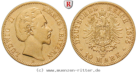Klicken Sie auf das Bild um es auf Ihrem Rechner zu speichern deutsches-kaiserreich-ludwig-ii-10-mark/71444.jpg