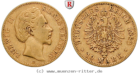 Klicken Sie auf das Bild um es auf Ihrem Rechner zu speichern deutsches-kaiserreich-ludwig-ii-10-mark/83394.jpg