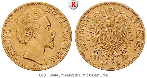 Klicken Sie auf das Bild um es auf Ihrem Rechner zu speichern deutsches-kaiserreich-ludwig-ii-10-mark/98483.jpg