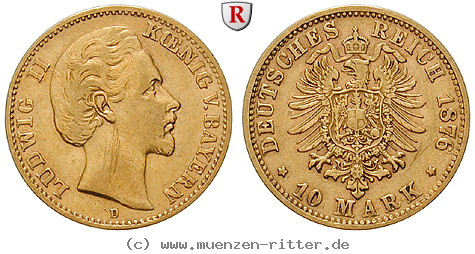 Klicken Sie auf das Bild um es auf Ihrem Rechner zu speichern deutsches-kaiserreich-ludwig-ii-10-mark/98711.jpg