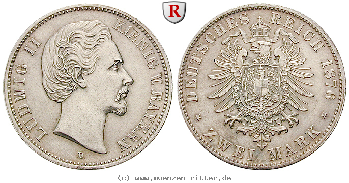 Klicken Sie auf das Bild um es auf Ihrem Rechner zu speichern deutsches-kaiserreich-ludwig-ii-2-mark/24695.jpg