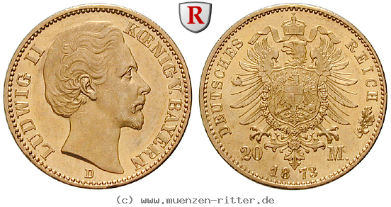Klicken Sie auf das Bild um es auf Ihrem Rechner zu speichern deutsches-kaiserreich-ludwig-ii-20-mark/27201.jpg