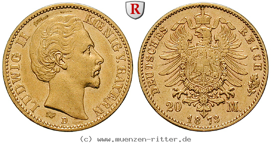 Klicken Sie auf das Bild um es auf Ihrem Rechner zu speichern deutsches-kaiserreich-ludwig-ii-20-mark/92736.jpg