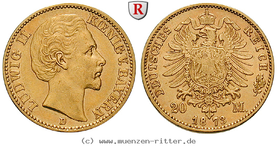 Klicken Sie auf das Bild um es auf Ihrem Rechner zu speichern deutsches-kaiserreich-ludwig-ii-20-mark/93035.jpg