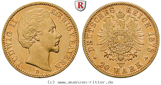 Klicken Sie auf das Bild um es auf Ihrem Rechner zu speichern deutsches-kaiserreich-ludwig-ii-20-mark/98116.jpg