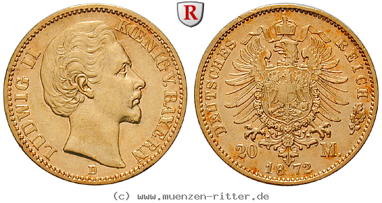 Klicken Sie auf das Bild um es auf Ihrem Rechner zu speichern deutsches-kaiserreich-ludwig-ii-20-mark/99732.jpg