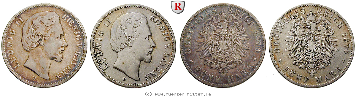 Klicken Sie auf das Bild um es auf Ihrem Rechner zu speichern deutsches-kaiserreich-ludwig-ii-5-mark/81892.jpg