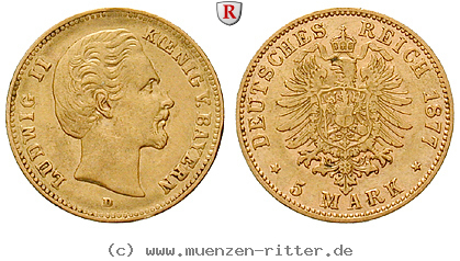 Klicken Sie auf das Bild um es auf Ihrem Rechner zu speichern deutsches-kaiserreich-ludwig-ii-5-mark/ejae10617.jpg
