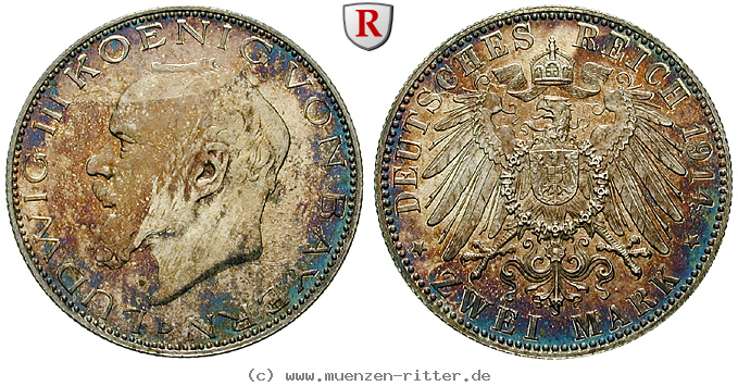 Klicken Sie auf das Bild um es auf Ihrem Rechner zu speichern deutsches-kaiserreich-ludwig-iii-2-mark/99696.jpg
