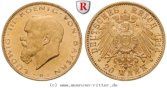 Klicken Sie auf das Bild um es auf Ihrem Rechner zu speichern deutsches-kaiserreich-ludwig-iii-20-mark/79981.jpg