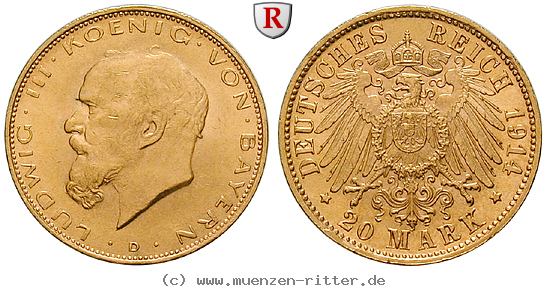 deutsches-kaiserreich-ludwig-iii-20-mark/95148.jpg