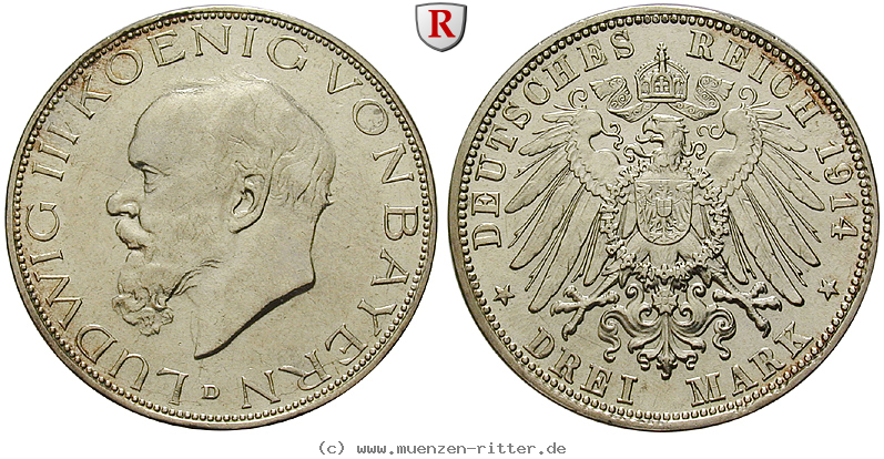 Klicken Sie auf das Bild um es auf Ihrem Rechner zu speichern deutsches-kaiserreich-ludwig-iii-3-mark/100676.jpg