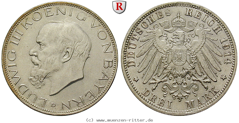 Klicken Sie auf das Bild um es auf Ihrem Rechner zu speichern deutsches-kaiserreich-ludwig-iii-3-mark/101113.jpg