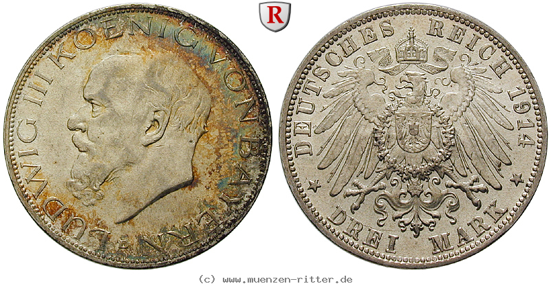 Klicken Sie auf das Bild um es auf Ihrem Rechner zu speichern deutsches-kaiserreich-ludwig-iii-3-mark/99836.jpg