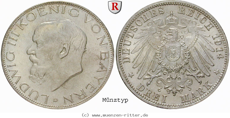 Klicken Sie auf das Bild um es auf Ihrem Rechner zu speichern deutsches-kaiserreich-ludwig-iii-3-mark/j52.jpg