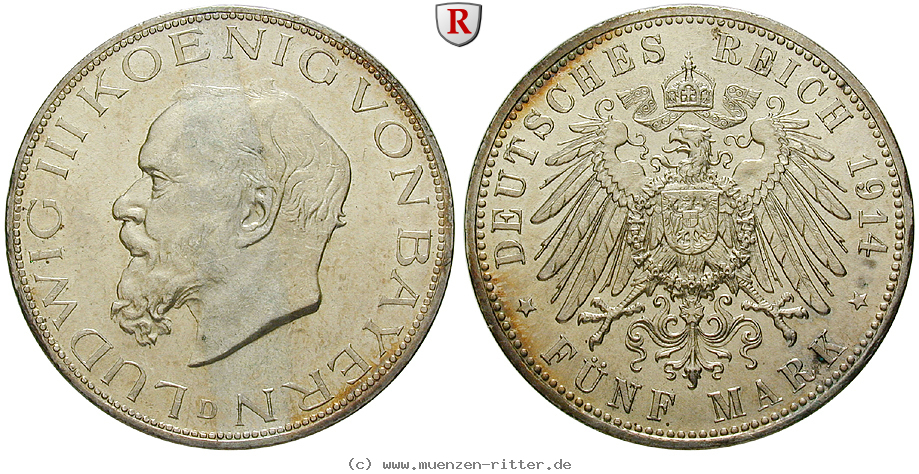 Klicken Sie auf das Bild um es auf Ihrem Rechner zu speichern deutsches-kaiserreich-ludwig-iii-5-mark/70387.jpg