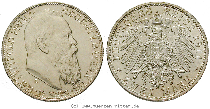 Klicken Sie auf das Bild um es auf Ihrem Rechner zu speichern deutsches-kaiserreich-luitpold-prinzregent-2-mark/45950.jpg