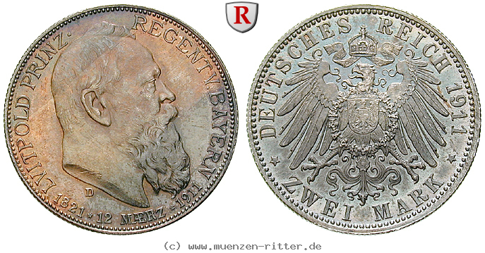 Klicken Sie auf das Bild um es auf Ihrem Rechner zu speichern deutsches-kaiserreich-luitpold-prinzregent-2-mark/53593.jpg