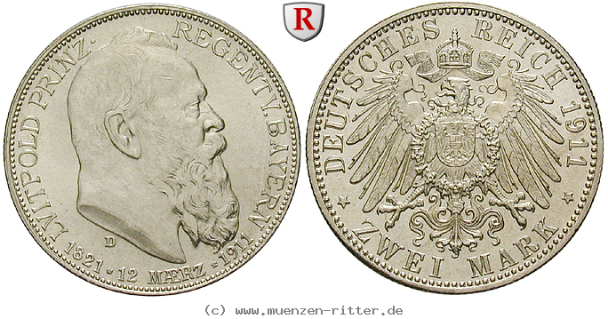 Klicken Sie auf das Bild um es auf Ihrem Rechner zu speichern deutsches-kaiserreich-luitpold-prinzregent-2-mark/55451.jpg