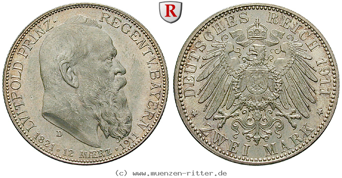 Klicken Sie auf das Bild um es auf Ihrem Rechner zu speichern deutsches-kaiserreich-luitpold-prinzregent-2-mark/57111.jpg
