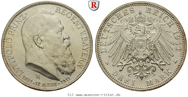 Klicken Sie auf das Bild um es auf Ihrem Rechner zu speichern deutsches-kaiserreich-luitpold-prinzregent-3-mark/102113.jpg