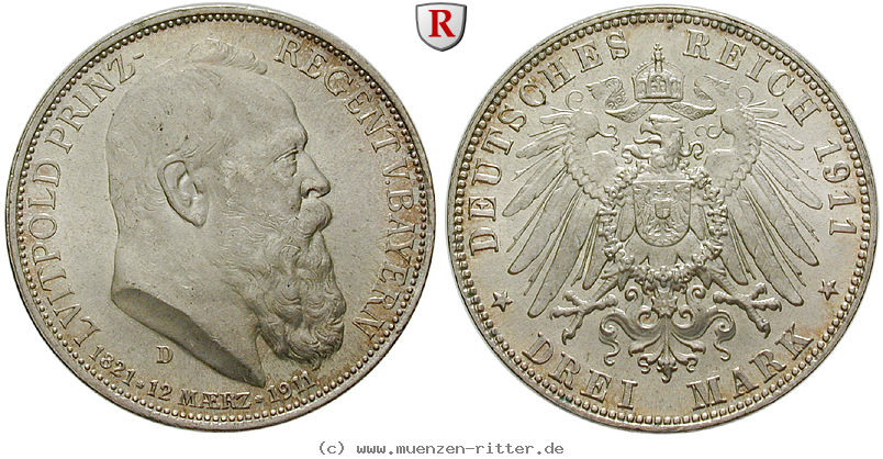 Klicken Sie auf das Bild um es auf Ihrem Rechner zu speichern deutsches-kaiserreich-luitpold-prinzregent-3-mark/ejae9693.jpg
