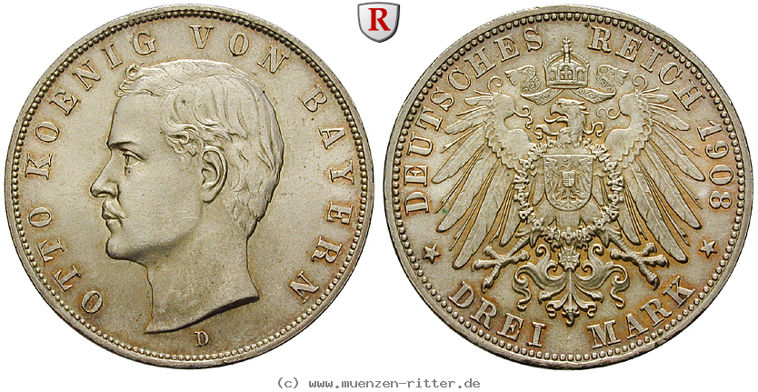 Klicken Sie auf das Bild um es auf Ihrem Rechner zu speichern deutsches-kaiserreich-otto-3-mark/103336.jpg