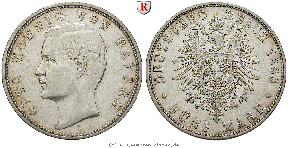 Klicken Sie auf das Bild um es auf Ihrem Rechner zu speichern deutsches-kaiserreich-otto-5-mark/79798.jpg