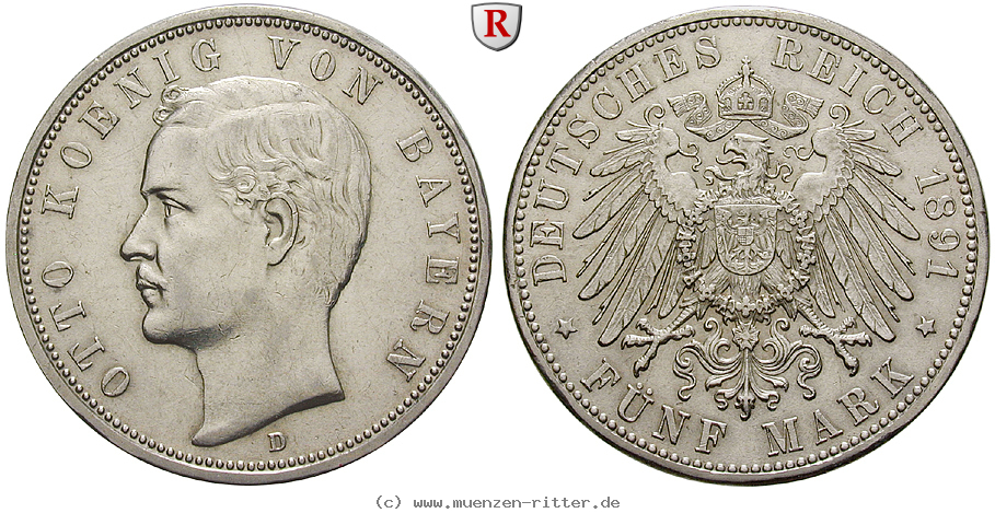 Klicken Sie auf das Bild um es auf Ihrem Rechner zu speichern deutsches-kaiserreich-otto-5-mark/84771.jpg