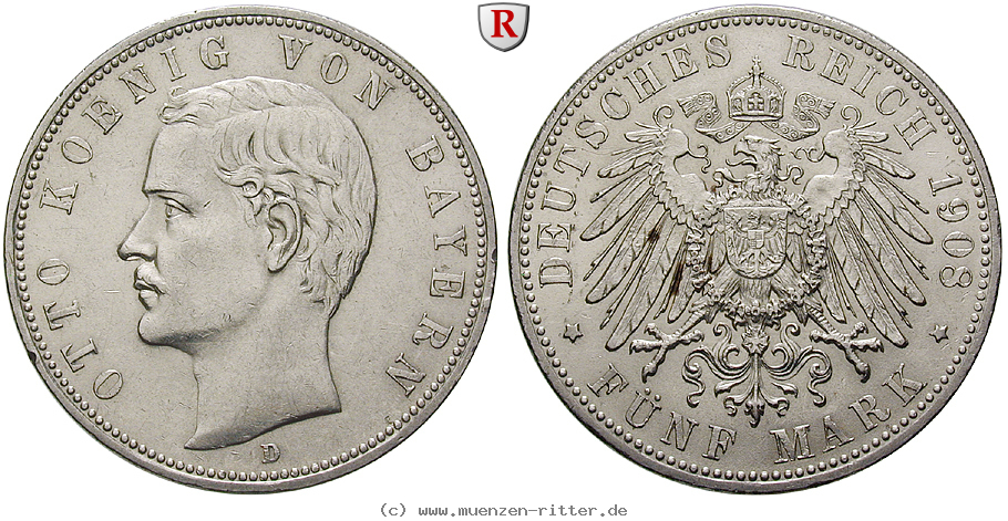 Klicken Sie auf das Bild um es auf Ihrem Rechner zu speichern deutsches-kaiserreich-otto-5-mark/84779.jpg