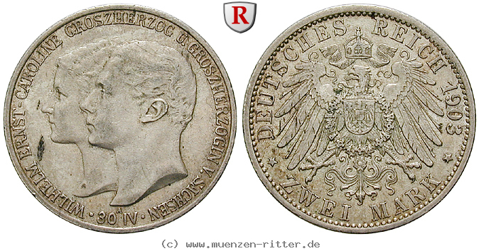 Klicken Sie auf das Bild um es auf Ihrem Rechner zu speichern deutsches-kaiserreich-wilhelm-ernst-2-mark/57125.jpg
