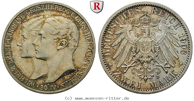 Klicken Sie auf das Bild um es auf Ihrem Rechner zu speichern deutsches-kaiserreich-wilhelm-ernst-2-mark/89616.jpg